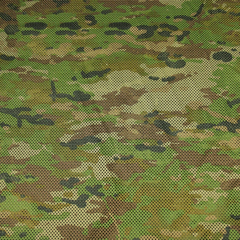 Multicolor Tactical Hunting Sports Australian Camouflage Breathable Mesh Fabric