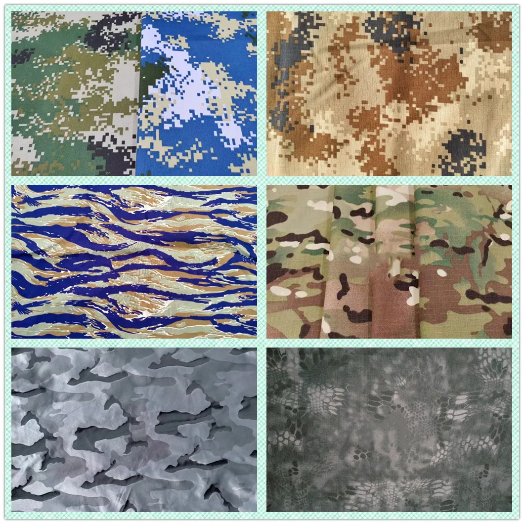 94 Polyester 6 Spandex Camo Realtree Camouflage Stretchable Camouflage Printing Softshell Fabric