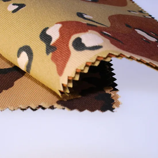 Millitary Camo Print Cotton/Tc/CVC Twill Fabric 21*21 108*58