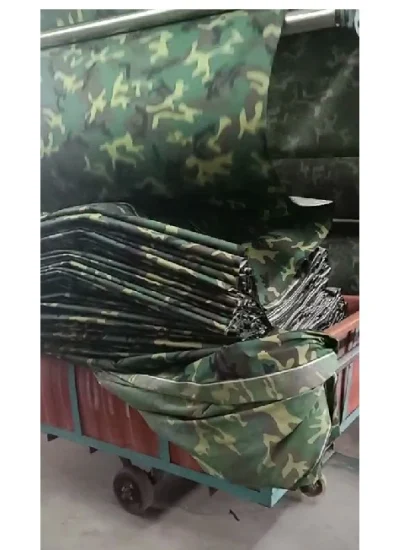 Tc 80/20 Textile Rolls Print Twill Olive Green Jungle Camouflage Greta Camo Fabric for Pants